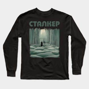 Andrei Tarkovsky´s Stalker Scene Illustration Long Sleeve T-Shirt